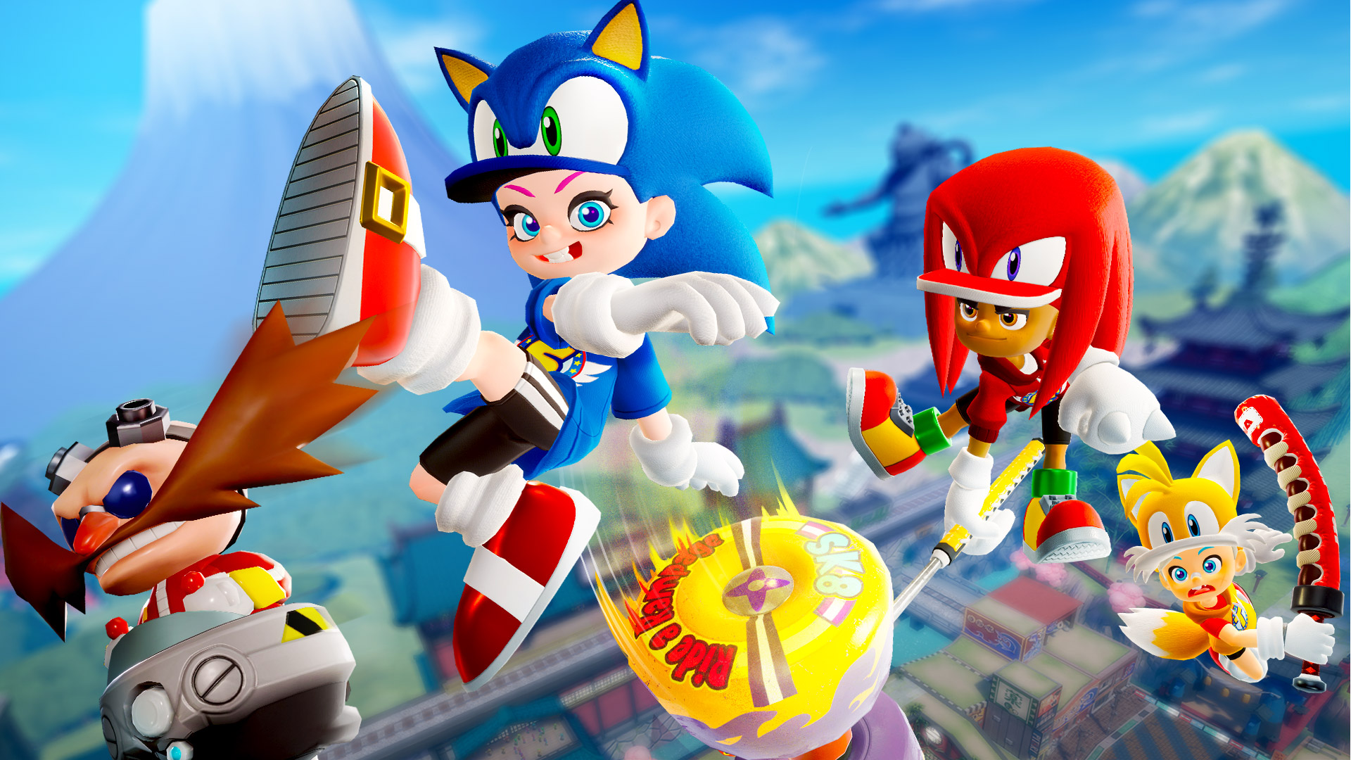 「ニンジャラ」×「ソニック・ザ・ヘッジホッグ」Ninjala Sonic the Hedgehog 泡泡糖忍戰 音速小子