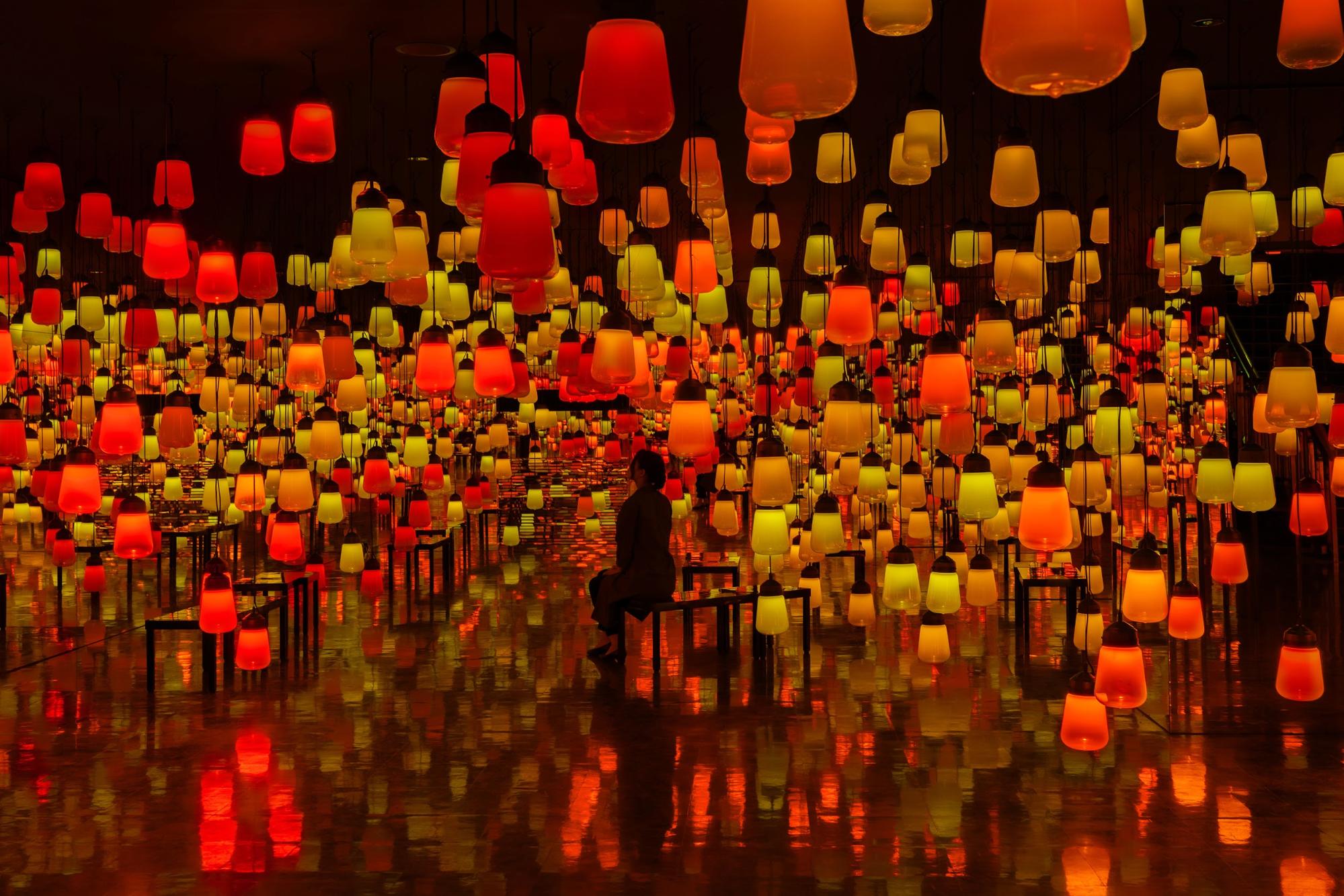 御船山楽園 チームラボ 秋アート展 teamLab autumn art exhibiiton teamLab 秋節 展示