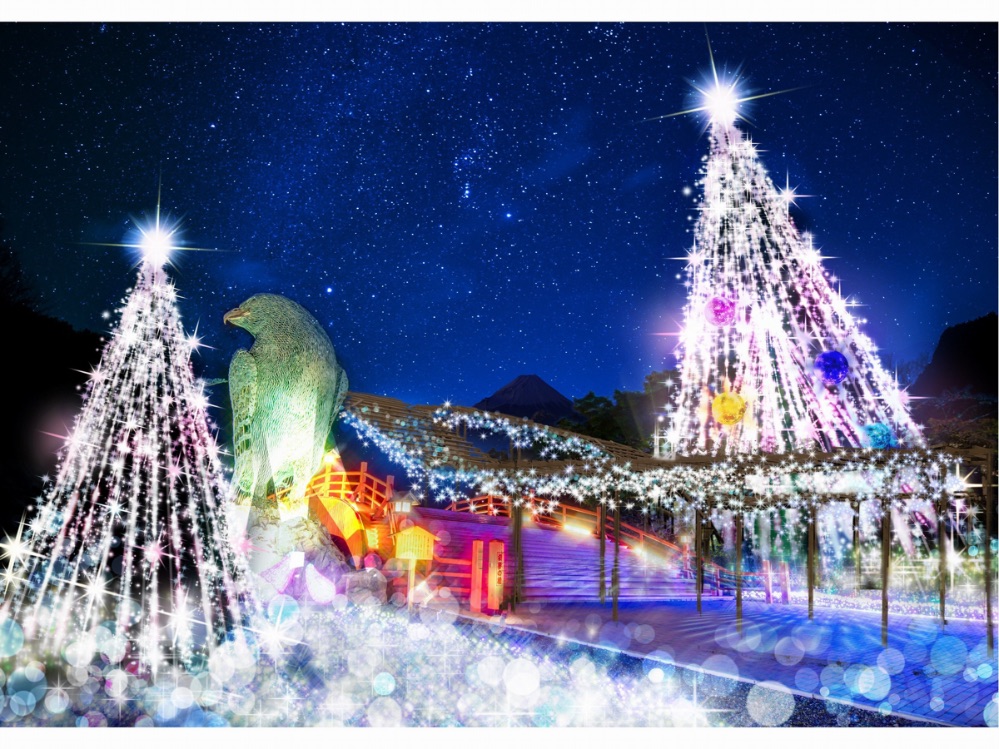 ひかりのすみか Winter Illumination 冬季照明 光雕投影6