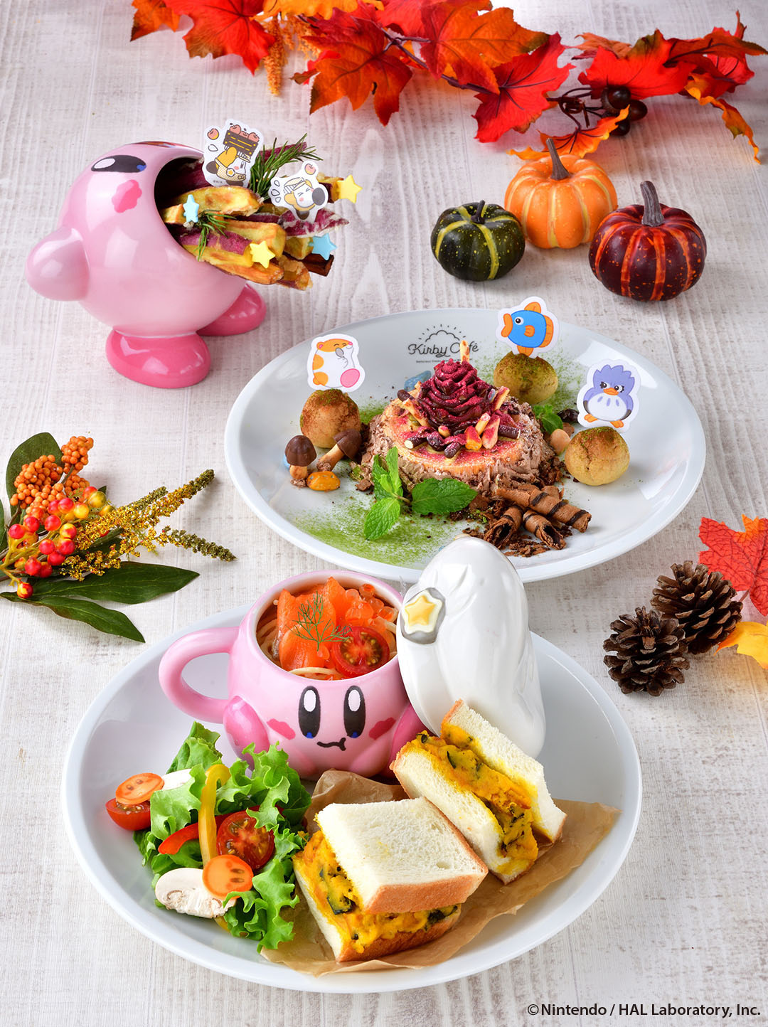 星のカービィ 秋の限定メニュー星之卡比咖啡廳 Kirby Cafe