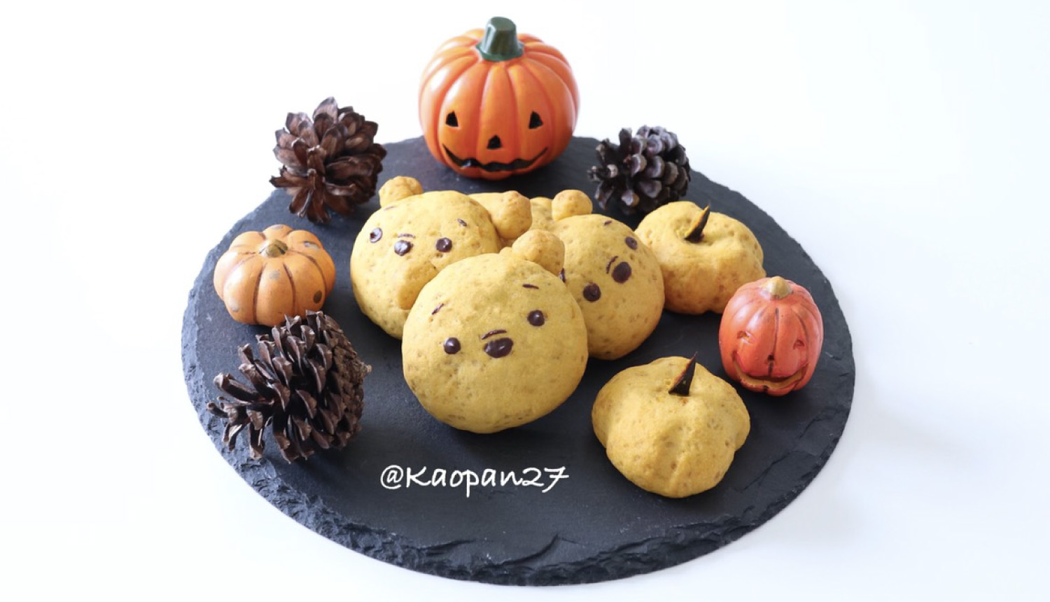 プーさんのかぼちゃソフトクッキーレシピ-Winnie-the-Pooh-pumpkin-cookie-recipe-食譜