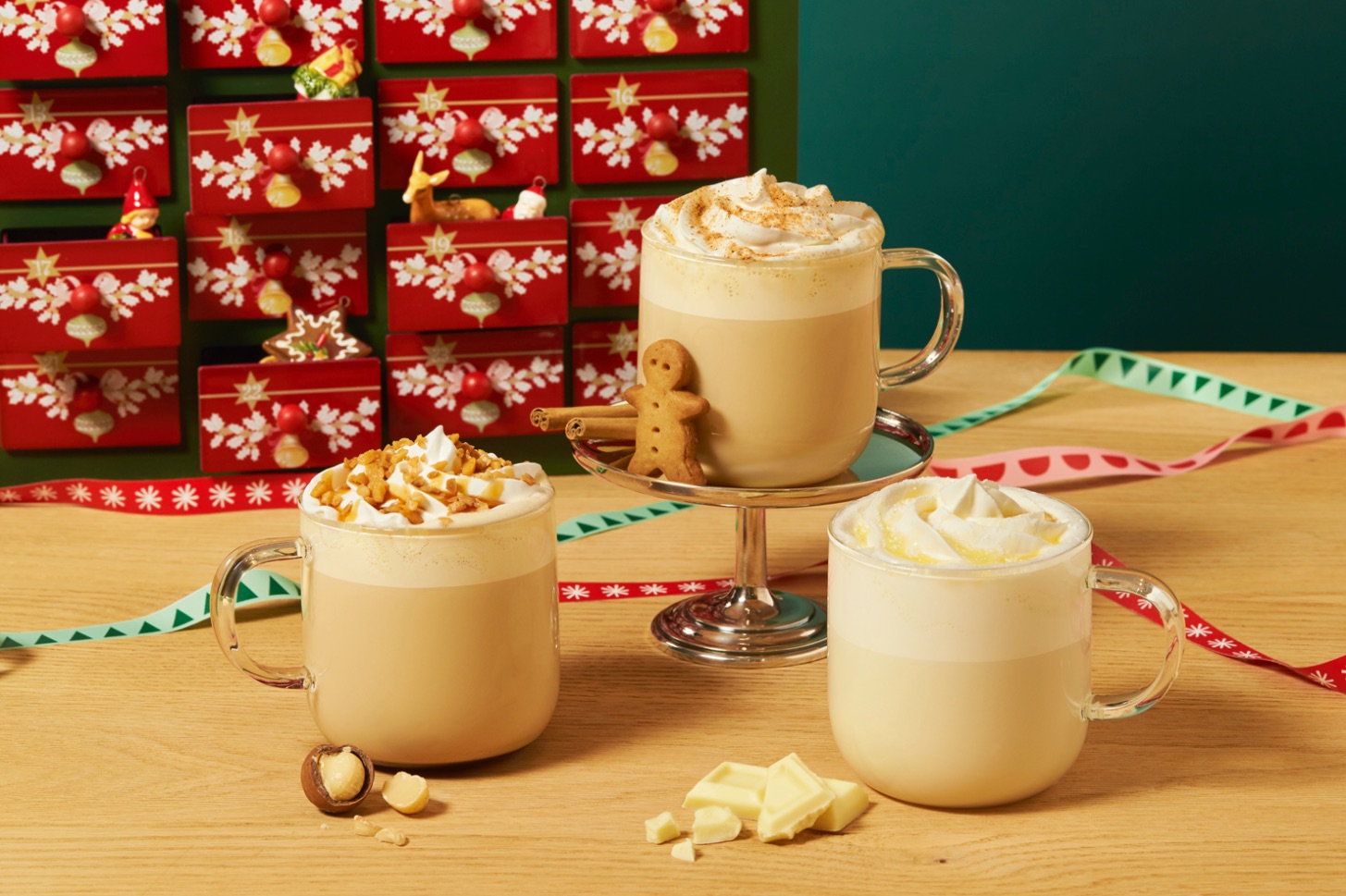 Starbucks 2018 Gift Set Christmas Holiday Coffee Mugs Ornament Cocoa  Exp-1/2020