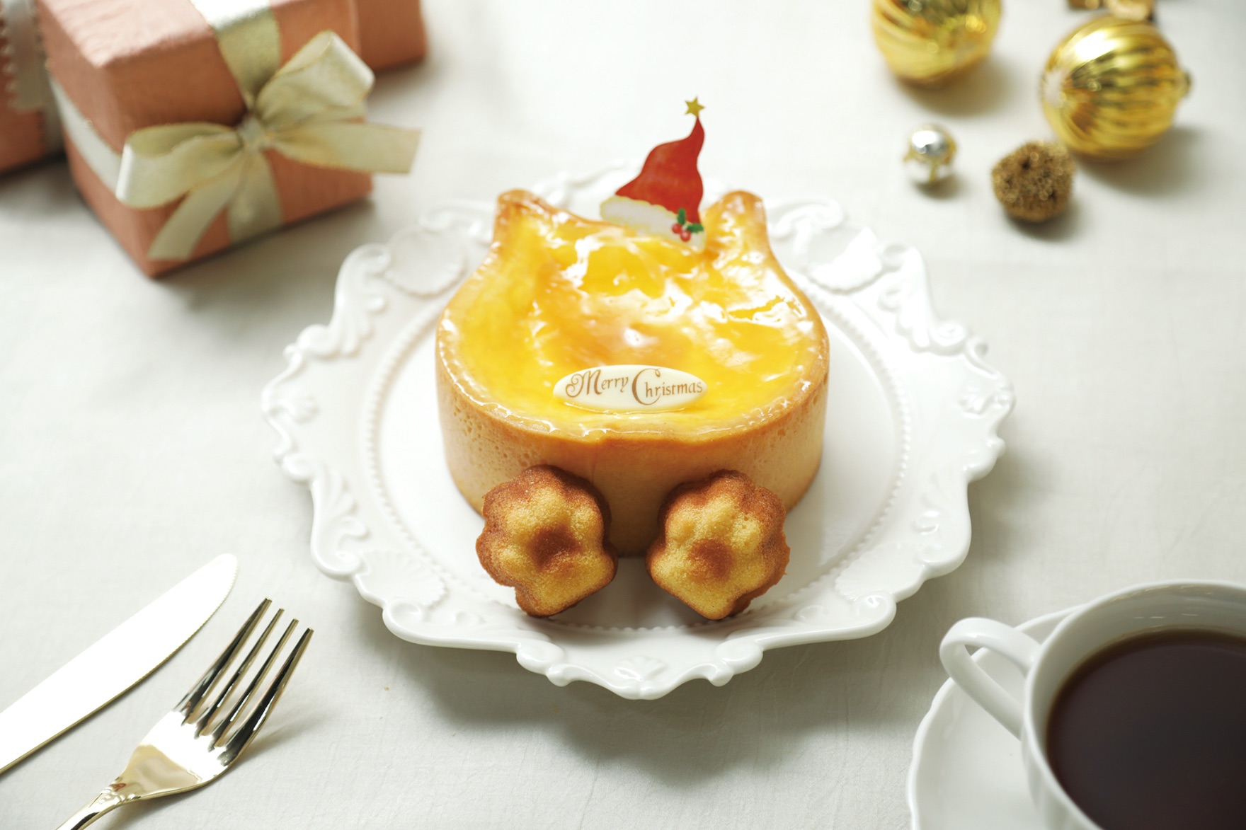 ねこねこチーズケーキのクリスマスケーキ2020 Neko neko christmas cheesecake 蛋糕1