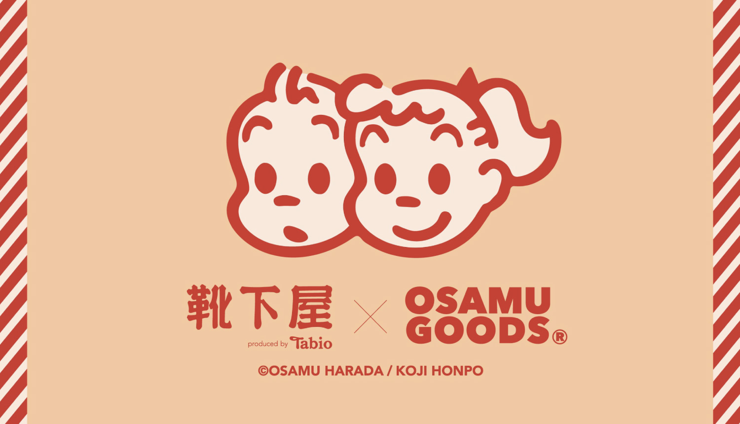 靴下屋×OSAMU-GOODS-Socks-靴下