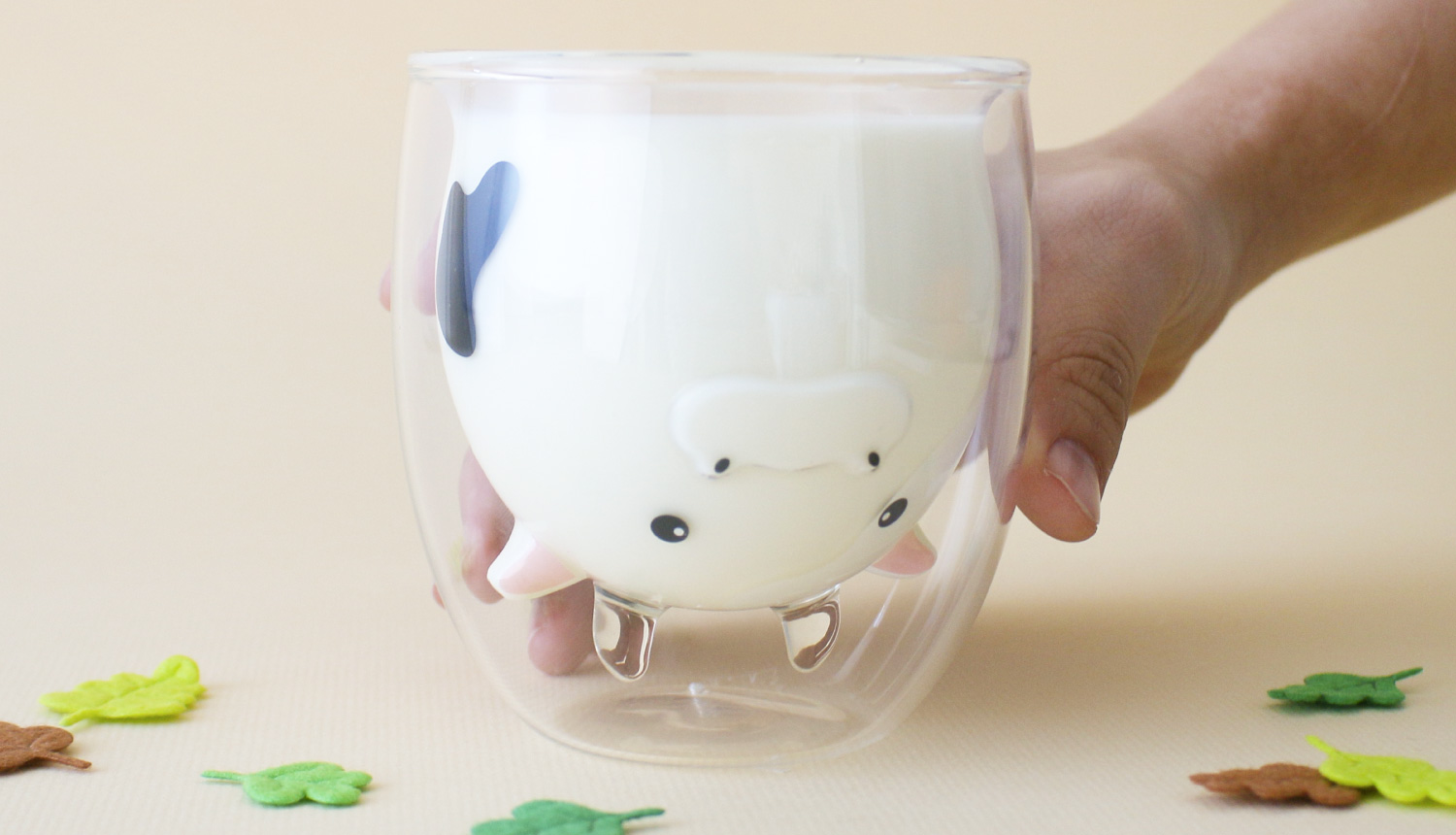 「うし」ダブルウォールグラス-Cow-Mugs-杯