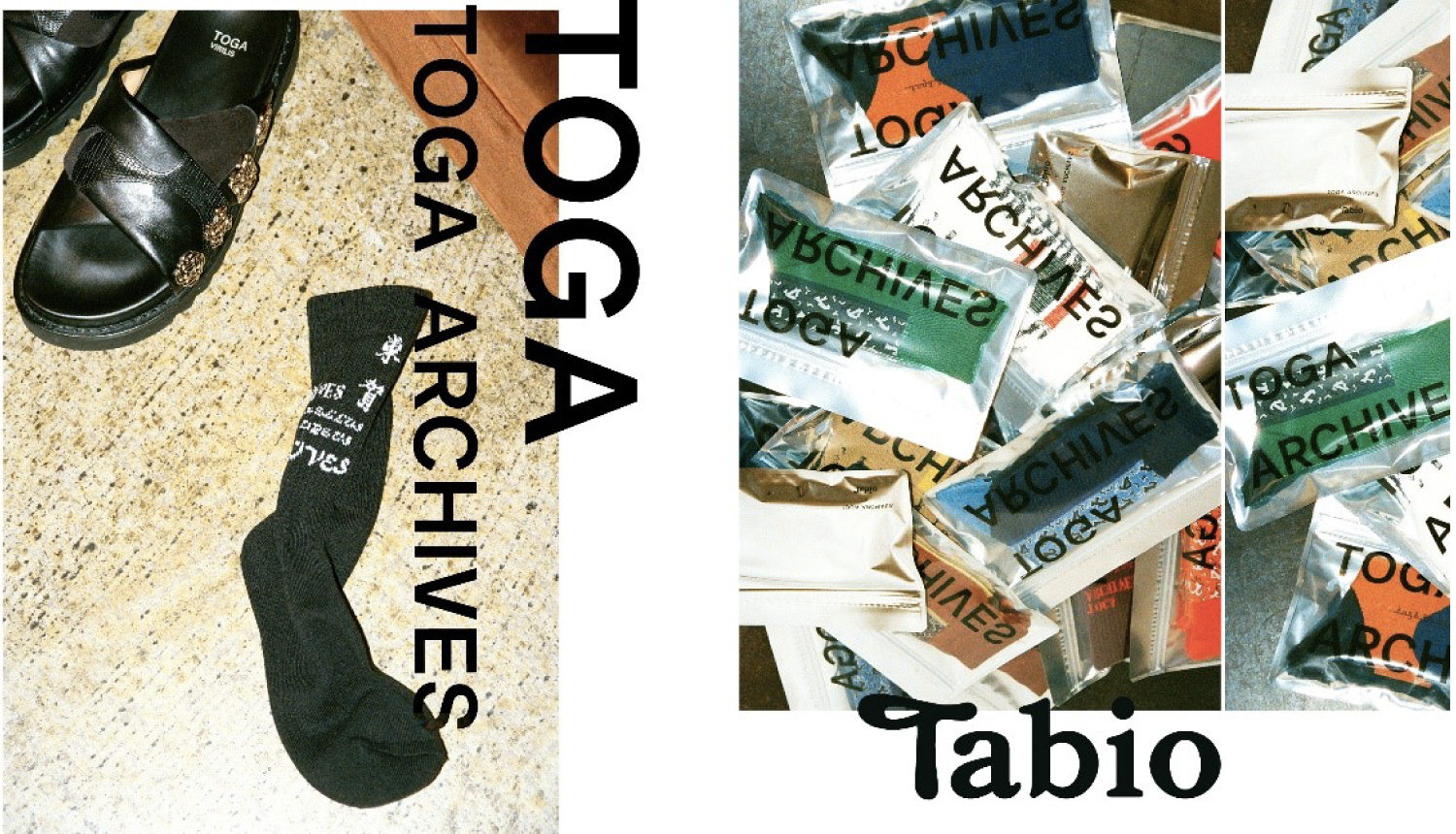 TOGA-×-Tabio-socks-靴下_