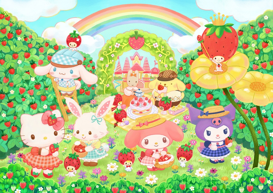 サンリオピューロランド いちご狩り がテーマのスペシャルイベントを開催 Moshi Moshi Nippon もしもしにっぽん