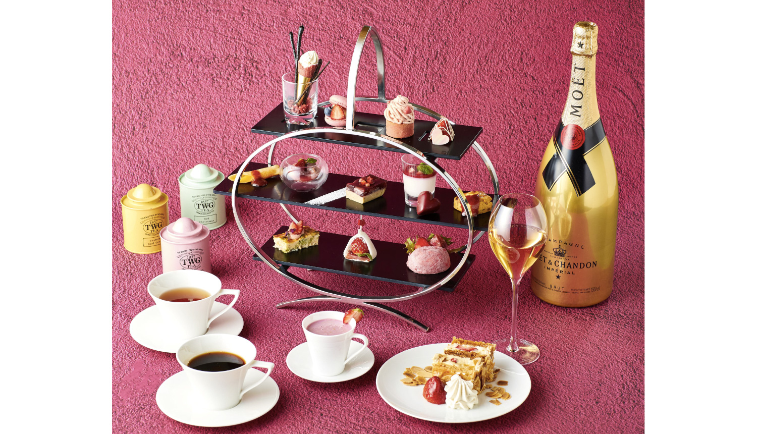 The Grand Ginza チョコ 苺のピンク色アフタヌーンティー登場 Moshi Moshi Nippon もしもしにっぽん