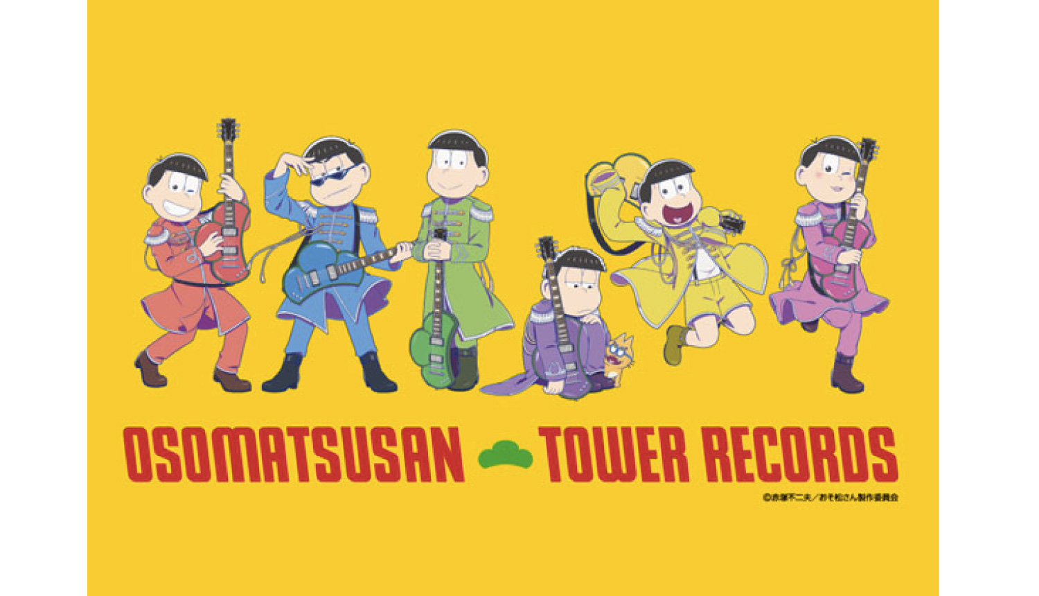 おそ松さん Tower Records アニメ第3期記念コラボを発表 Moshi Moshi Nippon もしもしにっぽん