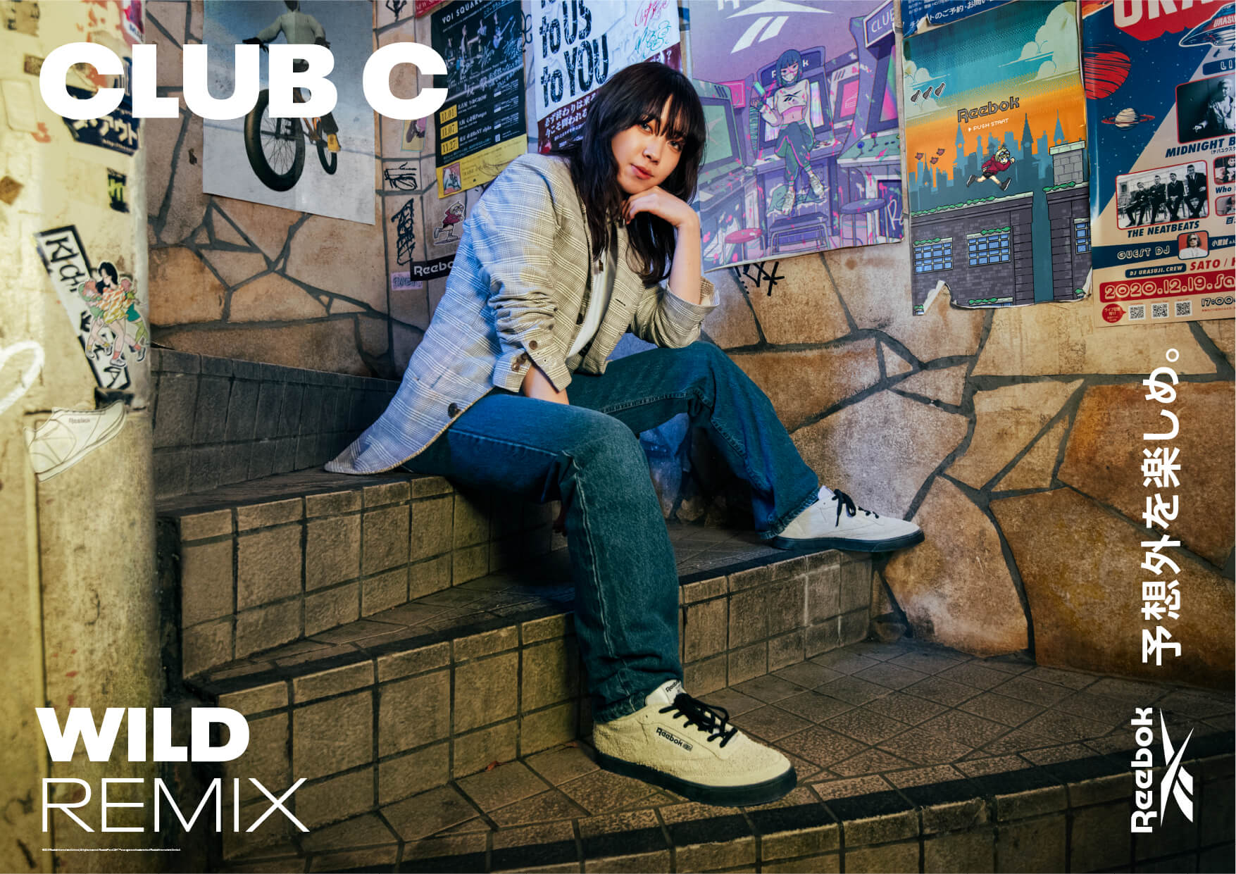 CLUB C FVSreebokリーボックGet WildCLUB C WILD REMIX (1)