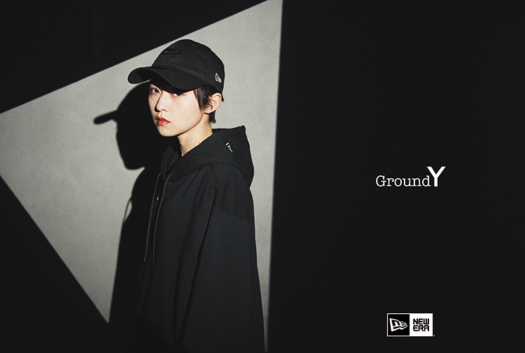 超美品の 新品タグ付き Ground Y 逆さロゴフーディー ヨウジヤマモト