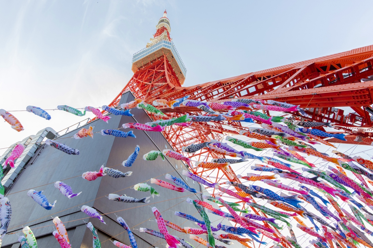 「333匹の鯉のぼり」東京タワー Tokyo tower (2)