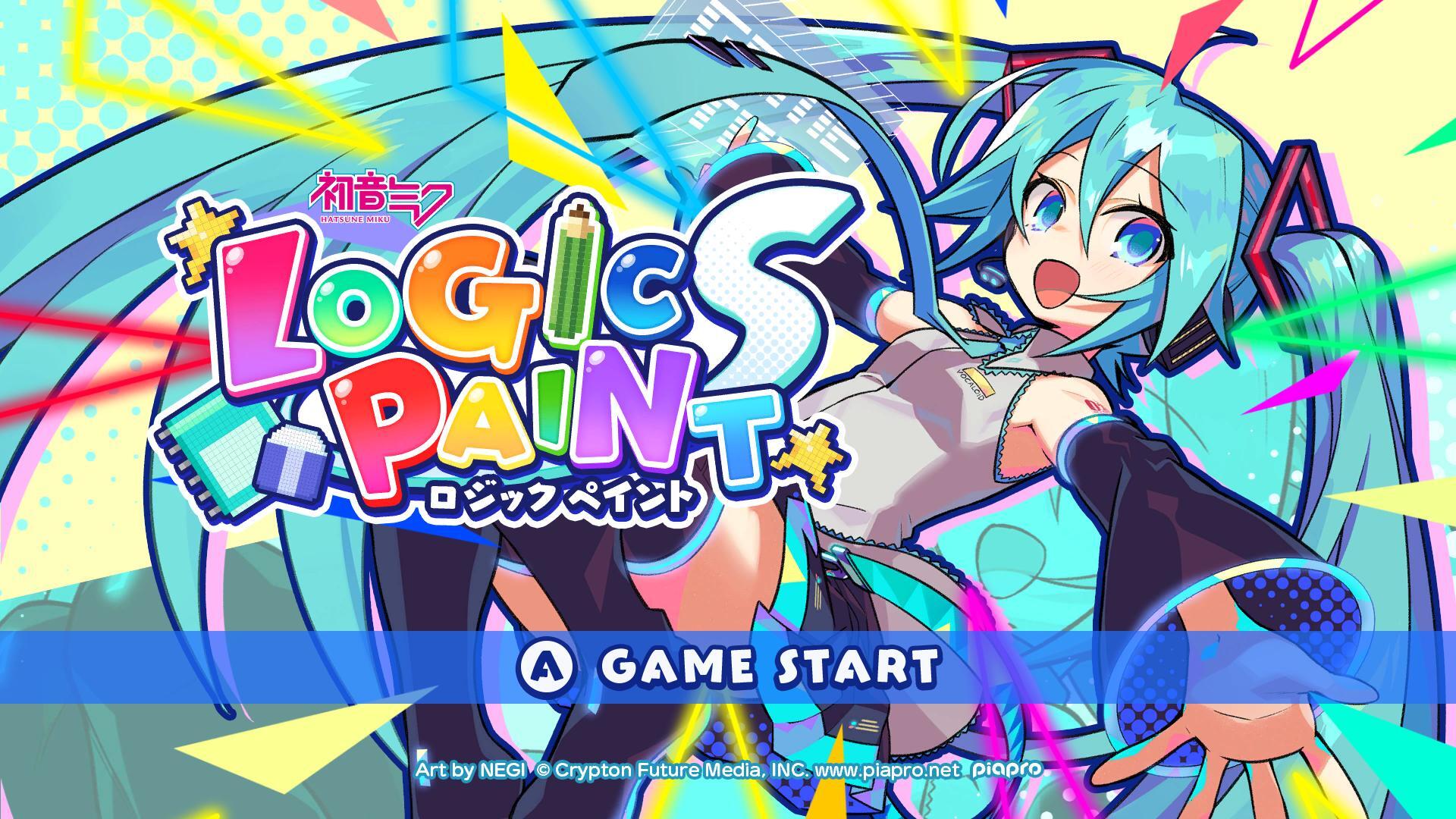 Nintendo Switch用パズルゲーム「初音ミク ロジックペイントS」 Hatsune Miku 初音未來 (2)