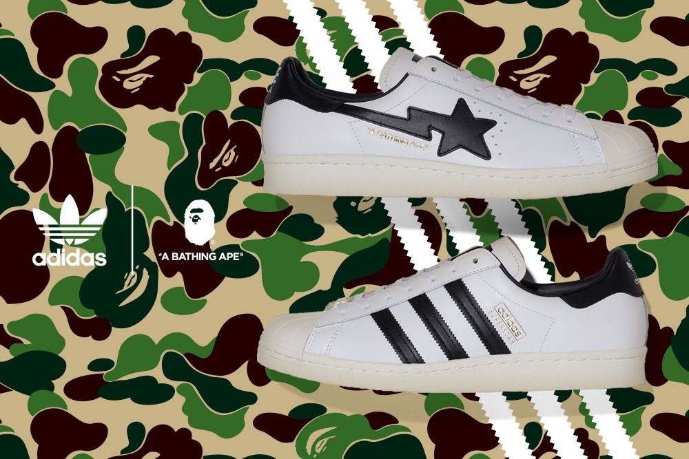 Bape 和迎来50周年的adidas Originals Superstar 合作款登场 Moshi Moshi Nippon もしもしにっぽん