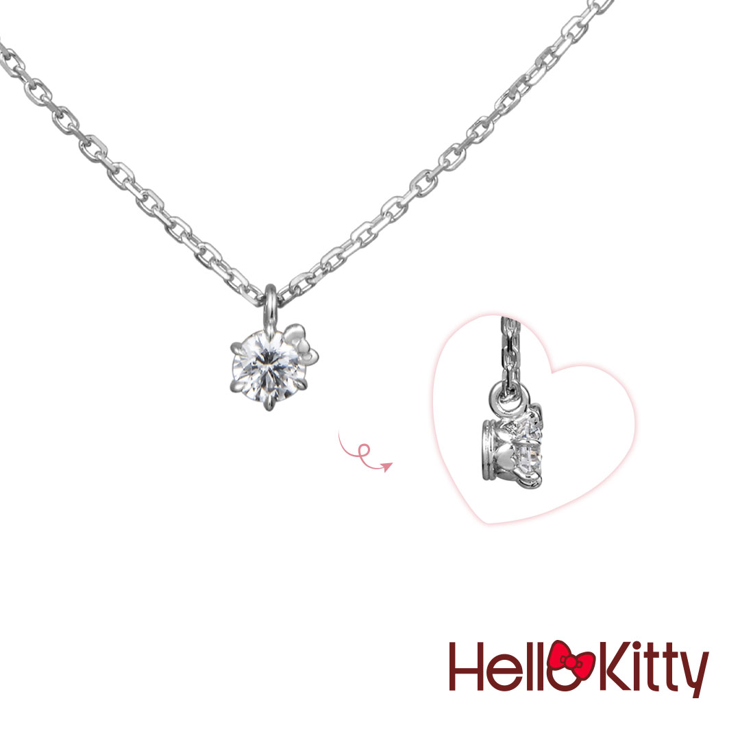 Anime Hello Kitty Necklace Women | Hello Kitty Diamond Necklace - Anime  Cute Fashion - Aliexpress