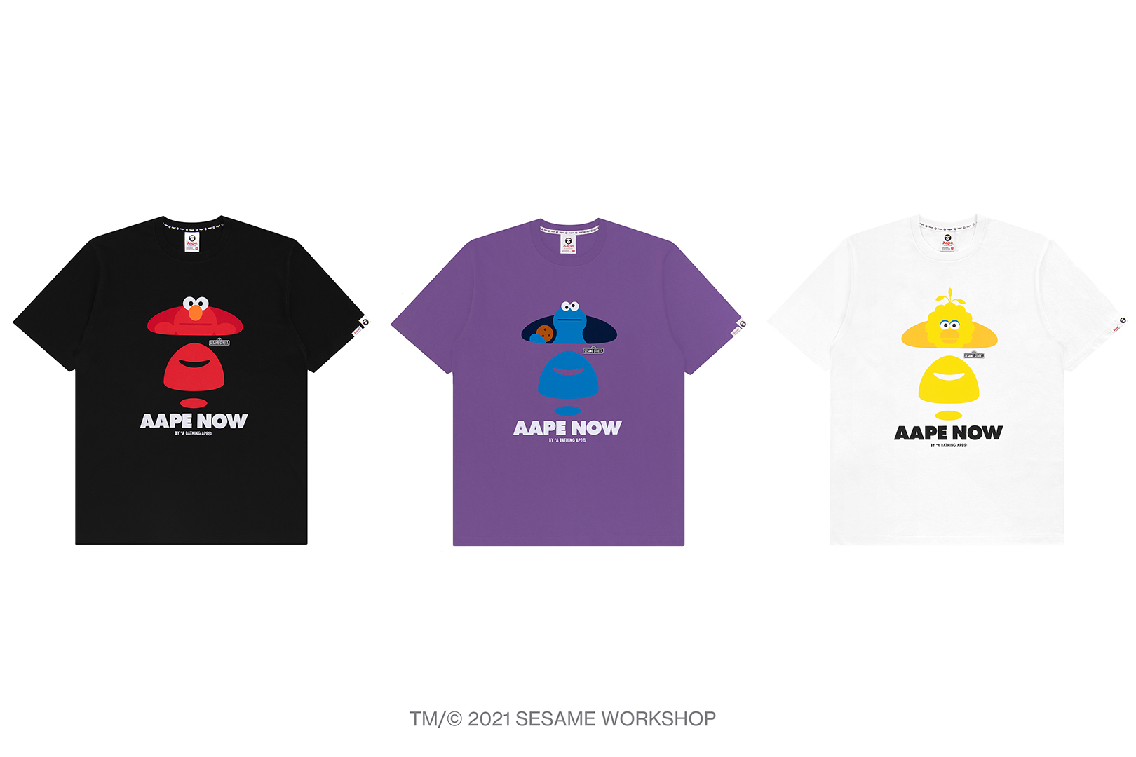 AAPE BY A BATHING APE® × セサミストリート (1)