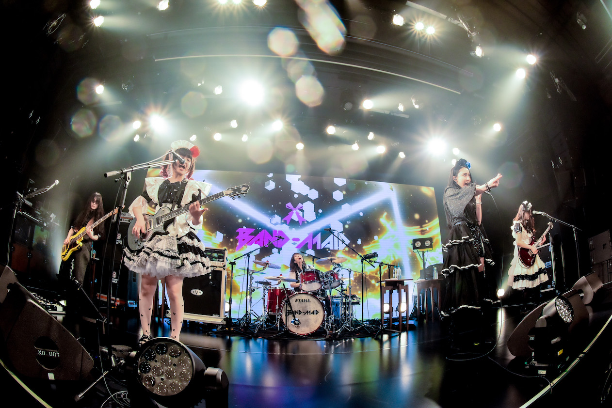 BAND-MAID's Live Stream Show Trends in the Top 10 in US | MOSHI