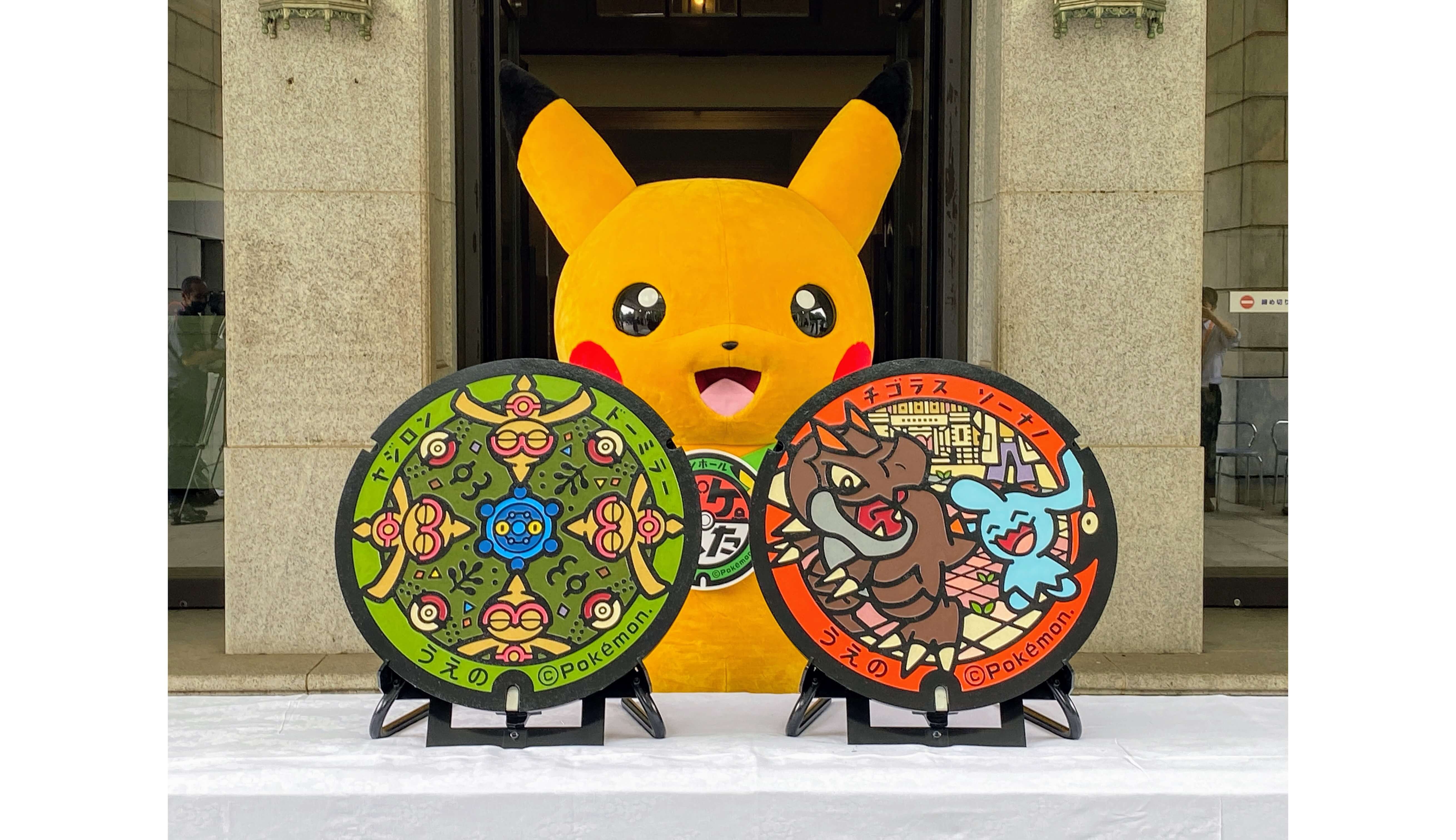 ポケモンマンホール『ポケふた』Poké Lid　寶可夢1