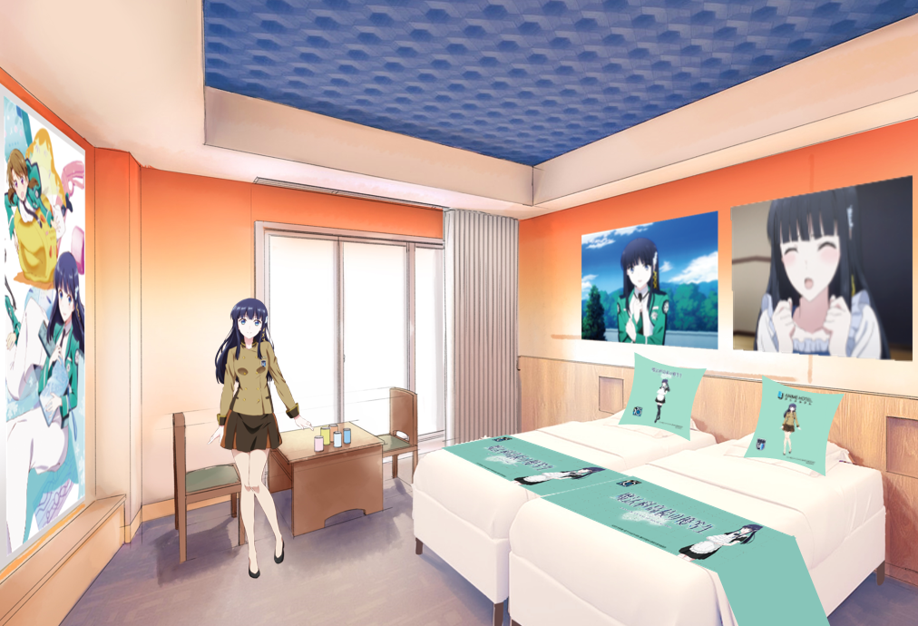 体験型ホテルにてtvアニメ 魔法科高校の優等生 コラボルーム期間限定登場 Moshi Moshi Nippon もしもしにっぽん