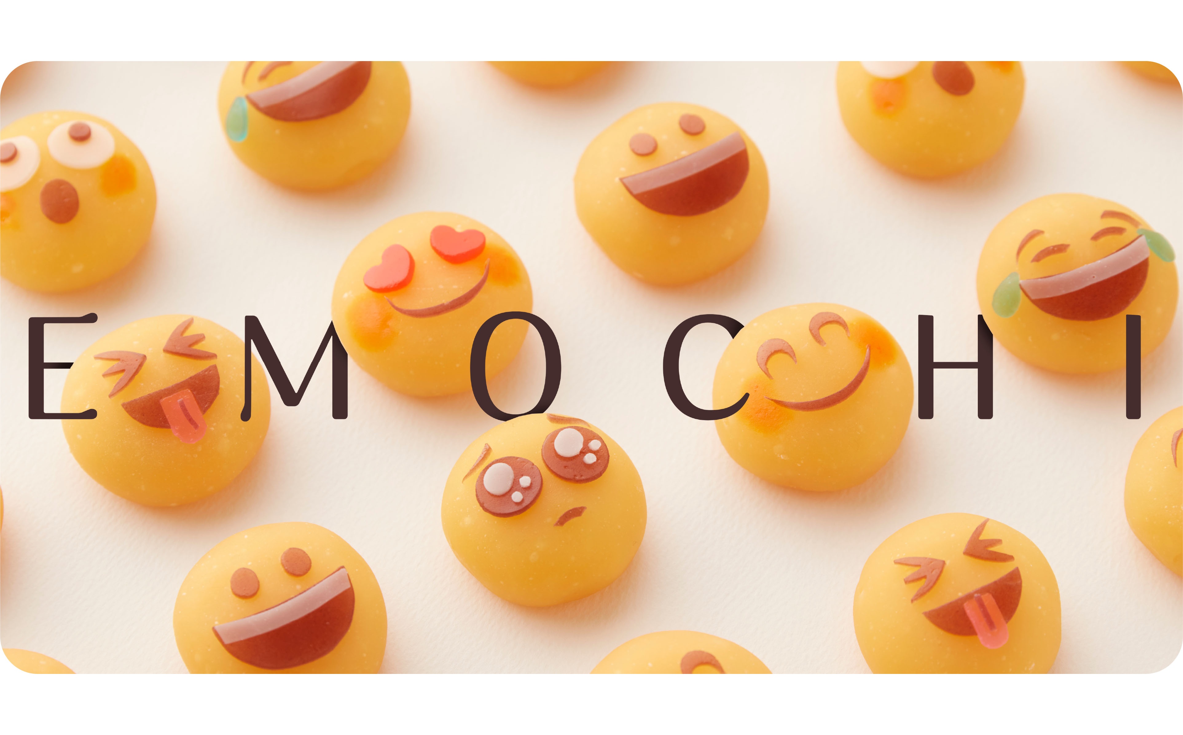 絵文字をモチーフにした気持ちを伝えるお餅登場 Moshi Moshi Nippon もしもしにっぽん