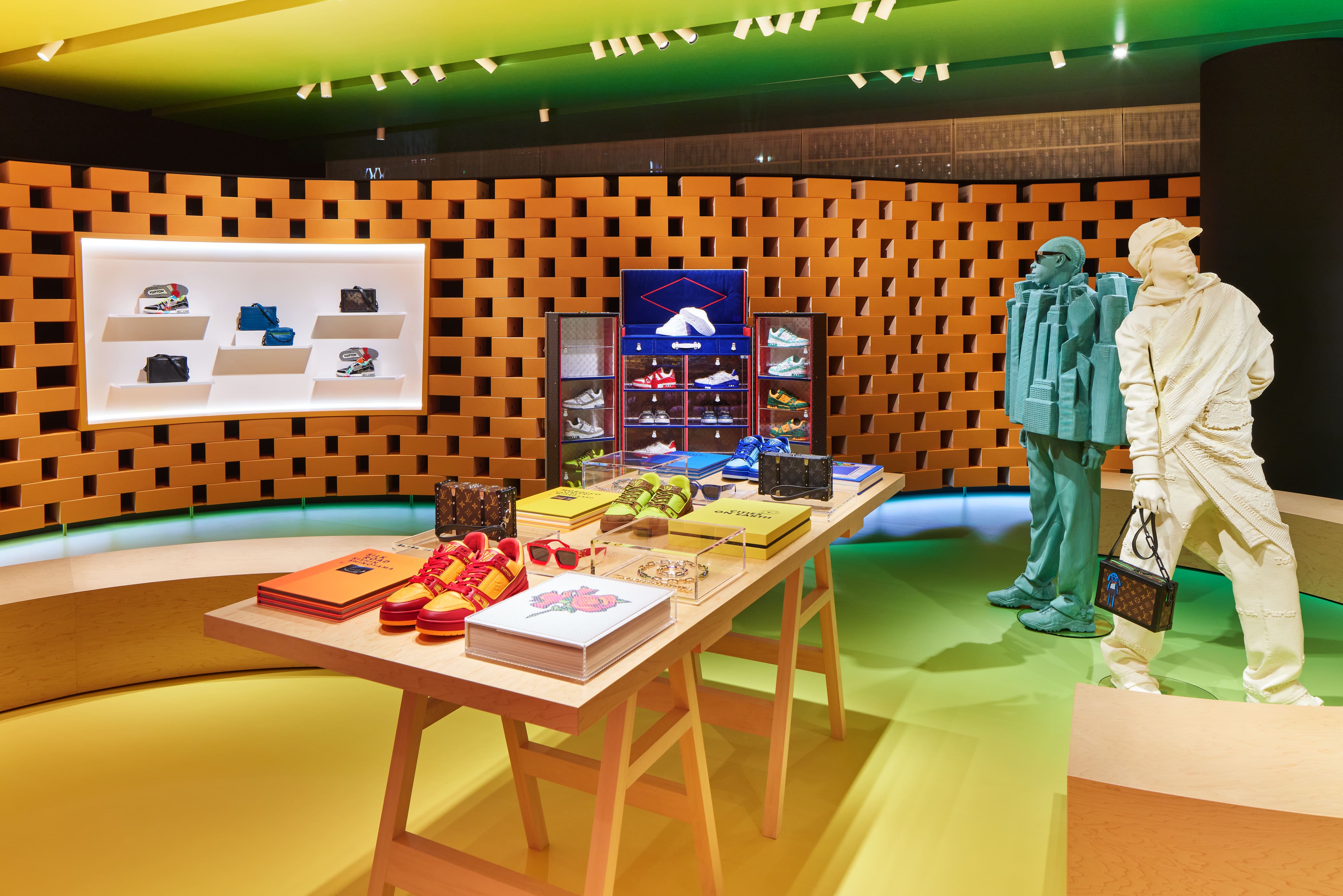 Louis Vuitton's men's flagship store stands at Miyashita Park in Shibuya  Ward, Tokyo on June 30, 2020, ahead of the opening on July 6. The new store  features Louis Vuitton men's product