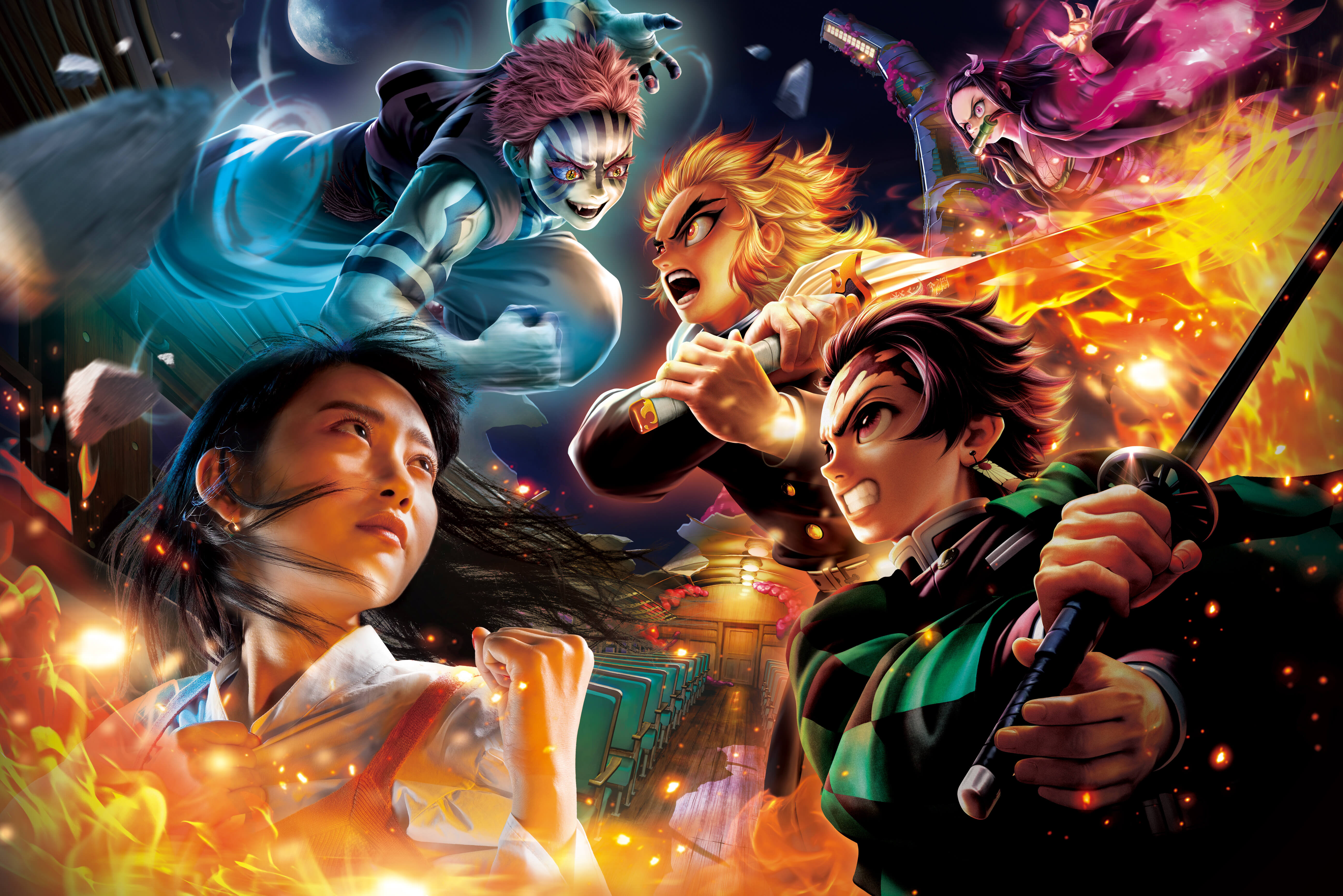 USJ“VRジェットコースター”「鬼滅の刃 XRライド」鬼滅之刃　Demon Slayer_ Kimetsu no Yaiba1