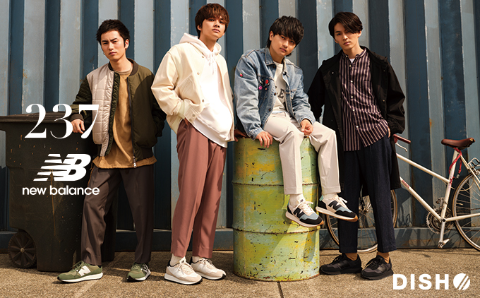 ニューバランス「237」に新色登場 ＆DISH::が出演するビジュアル公開1