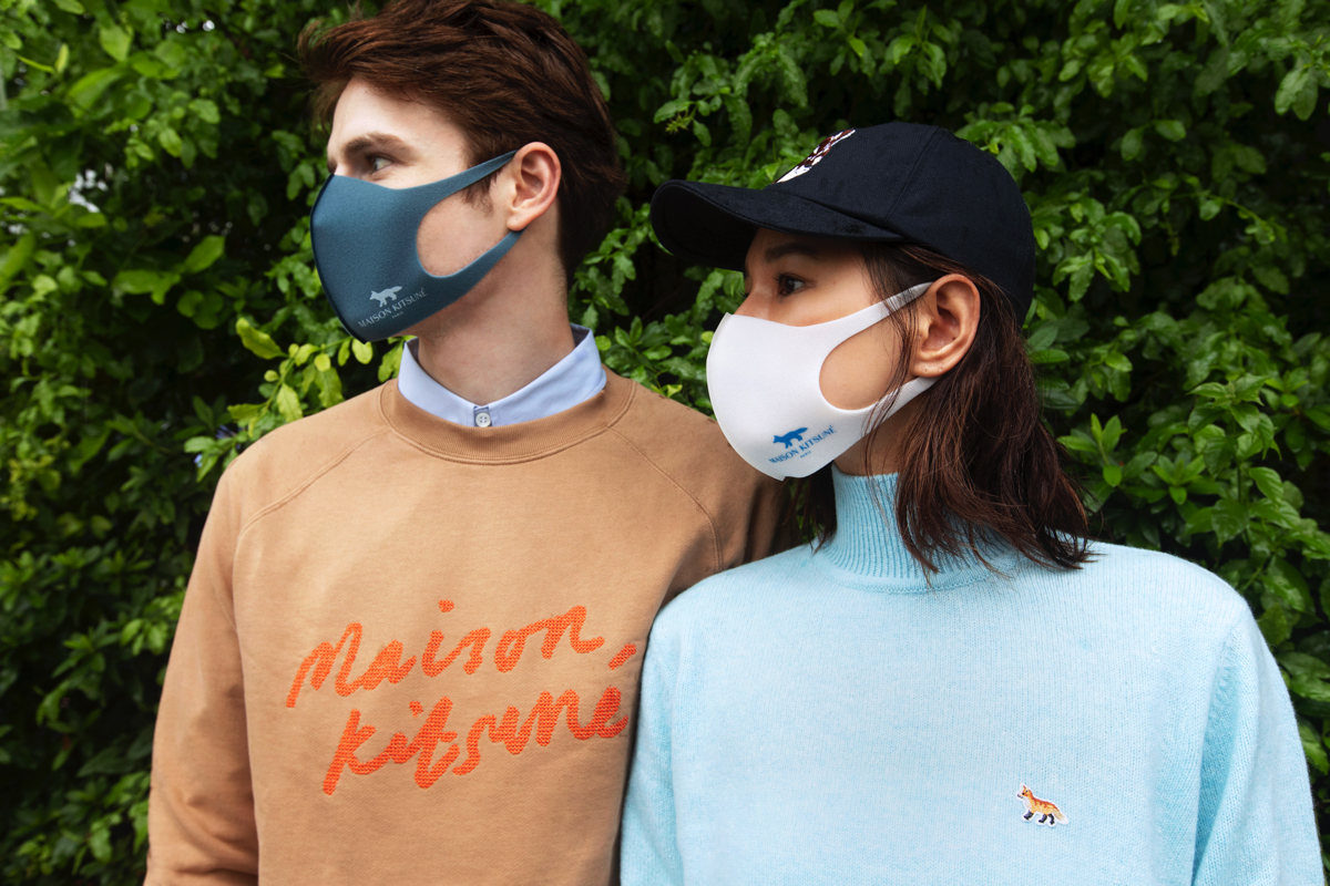 Maison Kitsuné x PITTA MASK コラボレーション フェイスマスク1 copy