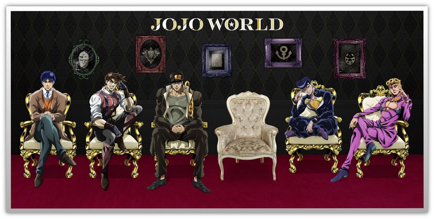 JOJO World is time limited event, where you can experience the world of  JoJo's Bizarre Adventure through mini games, prizes and products…