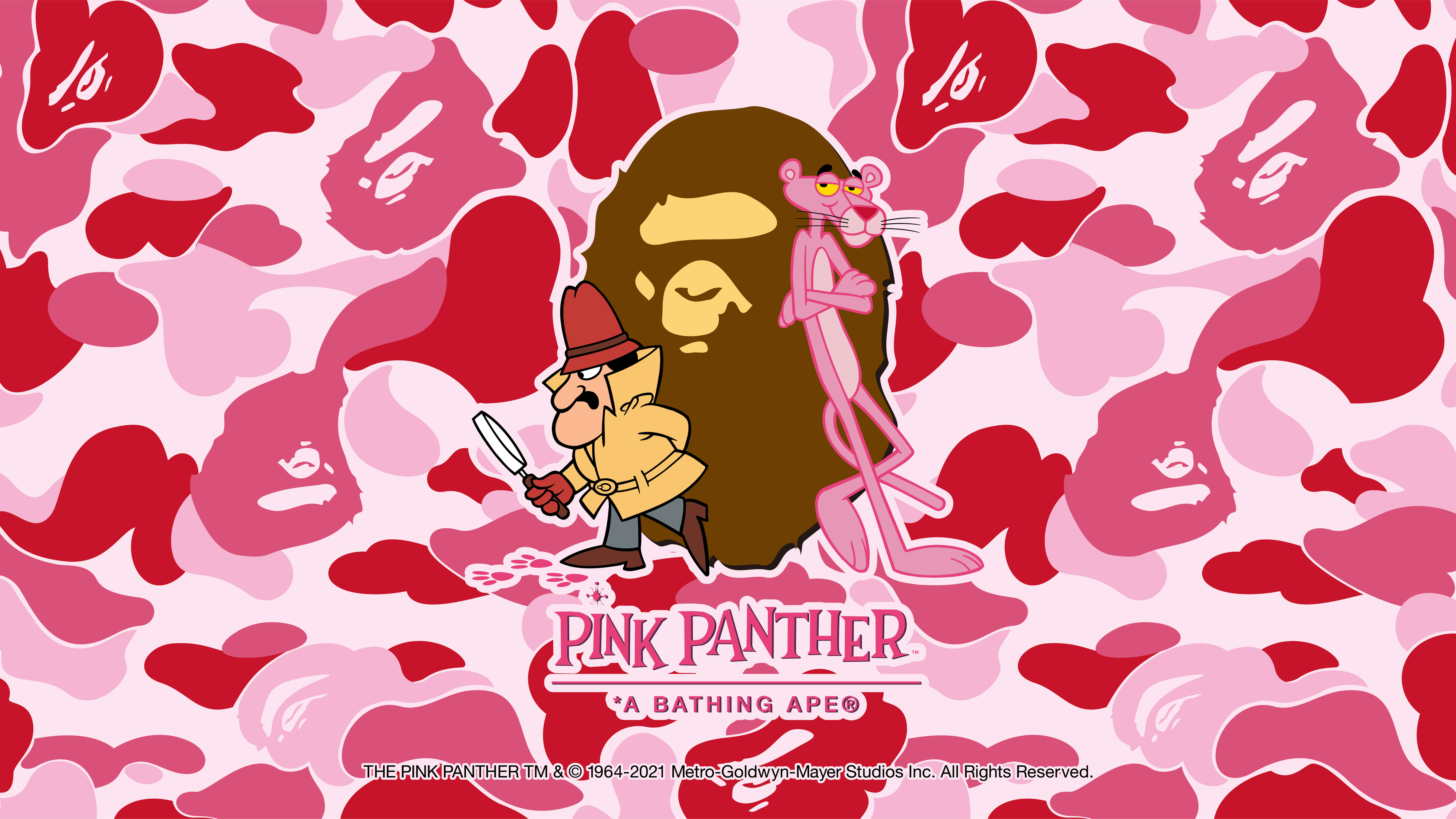 A BATHING APE® × PINK PANTHER1