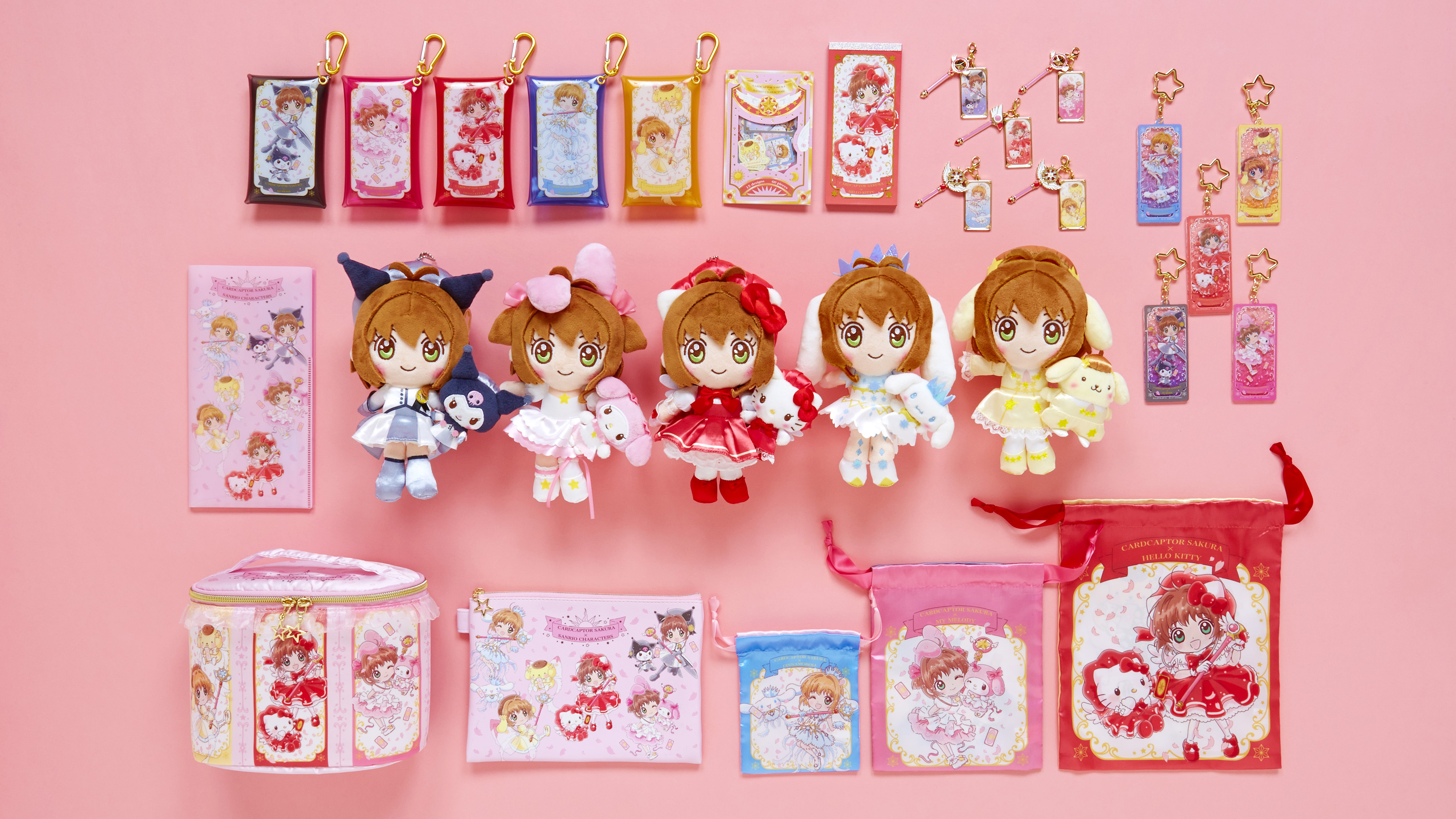 Capsule Toy All 5 Sets Cardcaptor Sakura × Sanrio Characters Special Complete