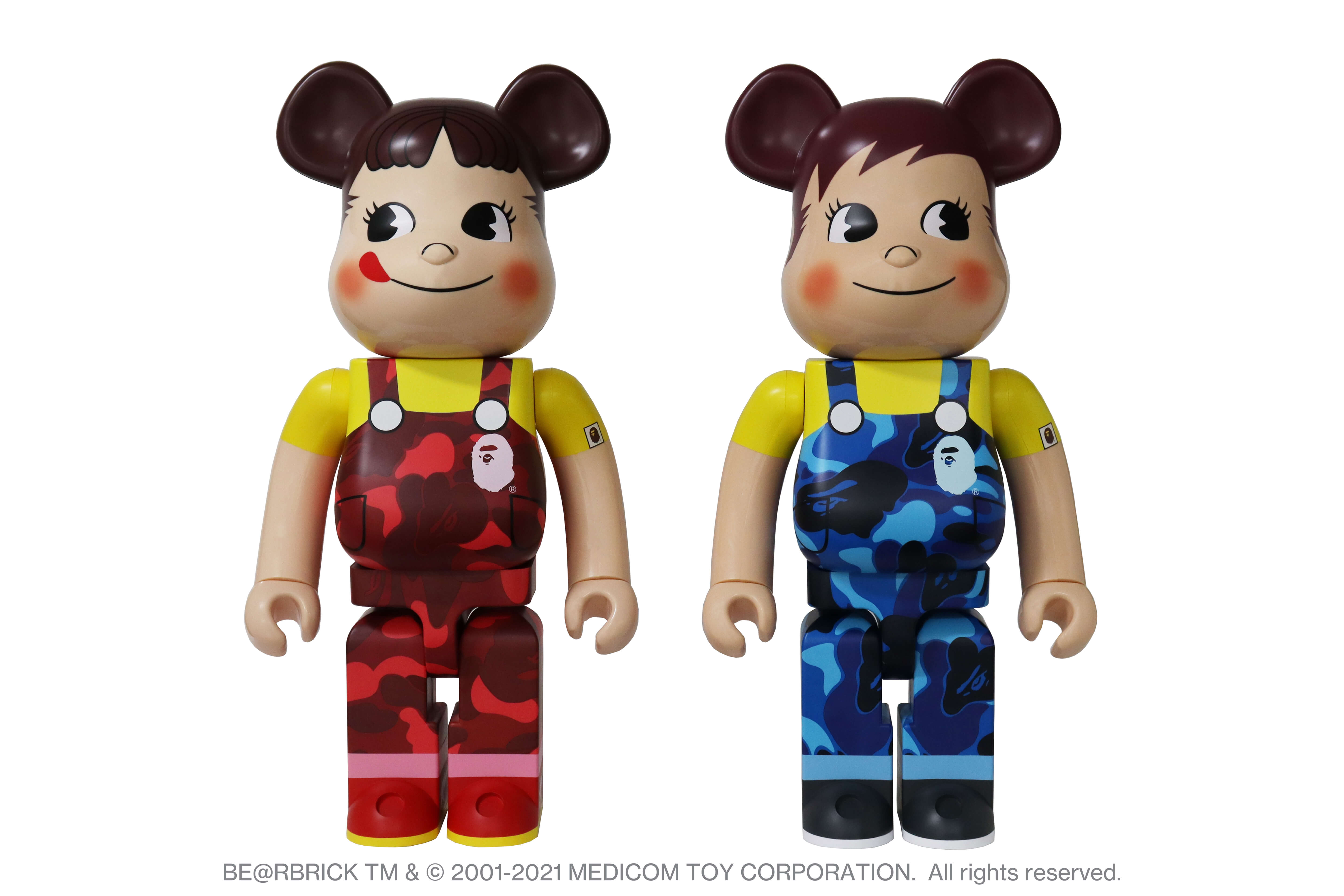 BAPE® × FUJIYA ペコちゃん＆ポコちゃん × BE@RBRICK3