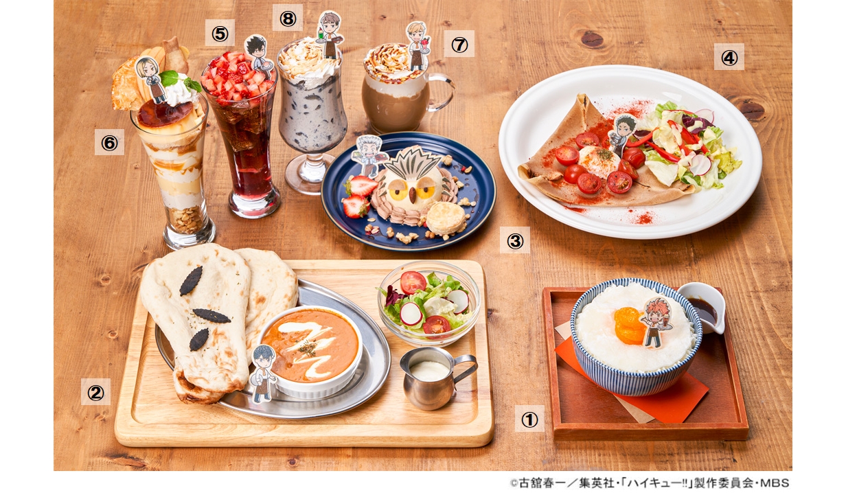 HAIKYU!! on X: Haikyu!! TO THE TOP × Bunbougu Cafe Collaboration