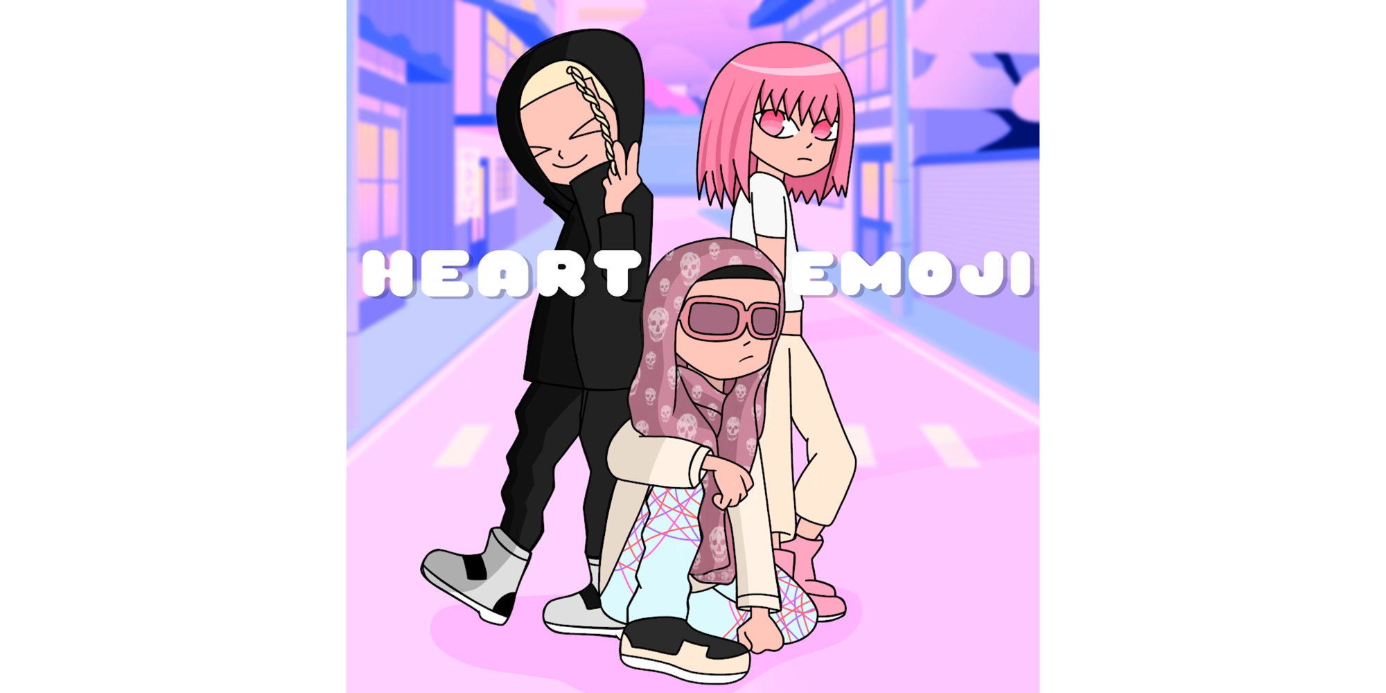 Yung sticky wom 配信Sg「HEART EMOJI (feat. Only U & MANON) [Remix]」1