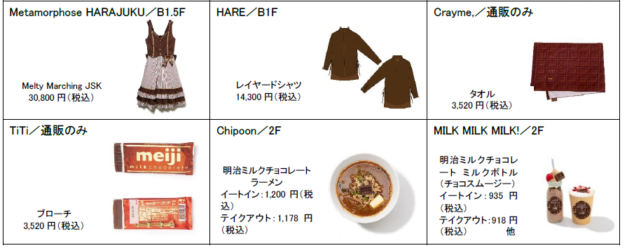 Meiji Milk Chocolate Celebrates 95th Anniversary with Laforet
