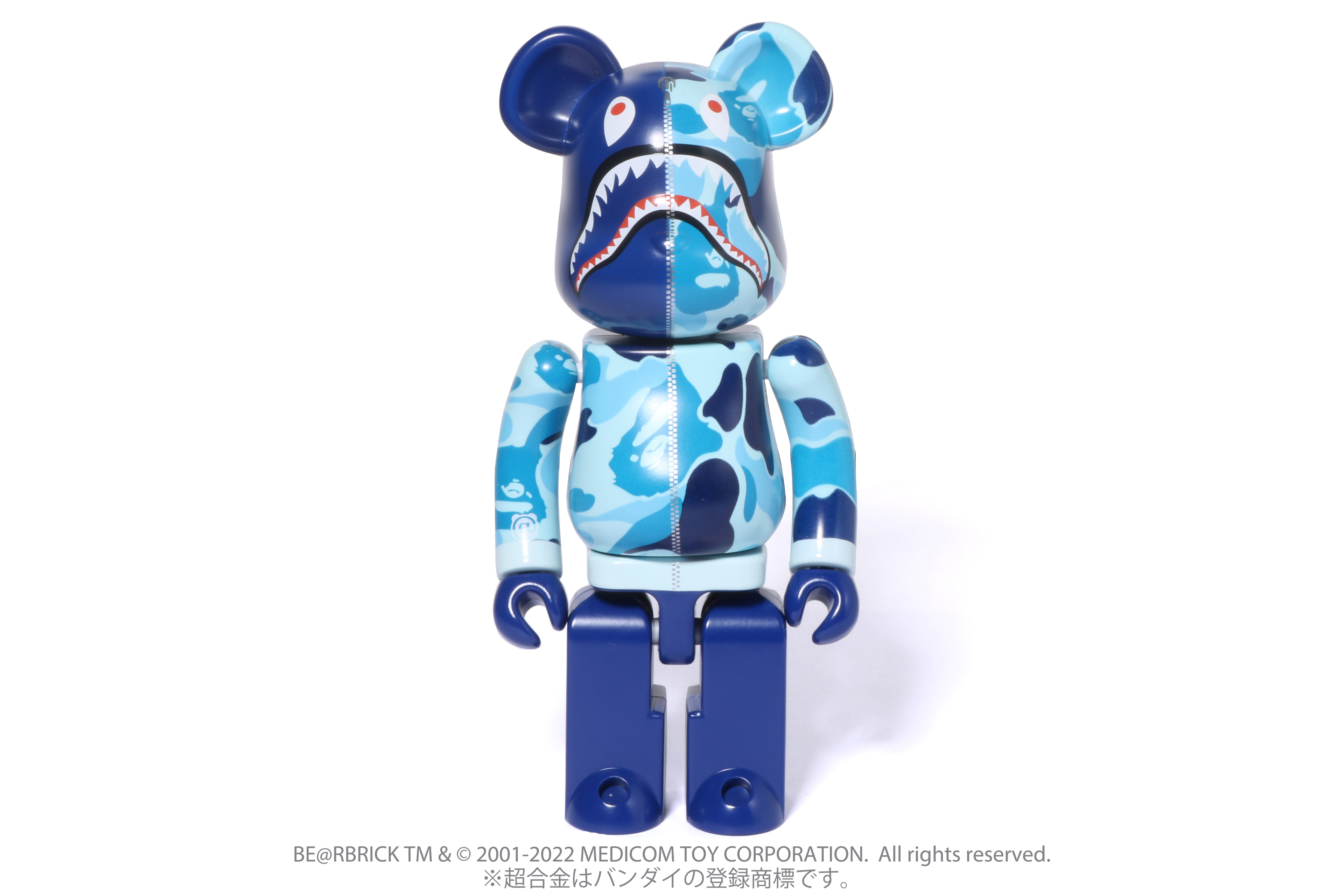 超合金 BE@RBRICK BAPE® ABC CAMO SHARK PINK : BLUE2