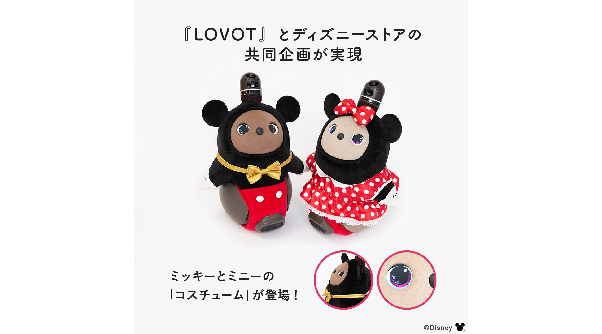 ディズニーコラボ LOVOTウエア ミッキー マウス　ラボット