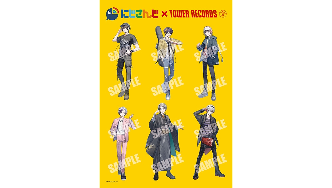 にじさんじ × TOWER RECORDSキャンペーン20221