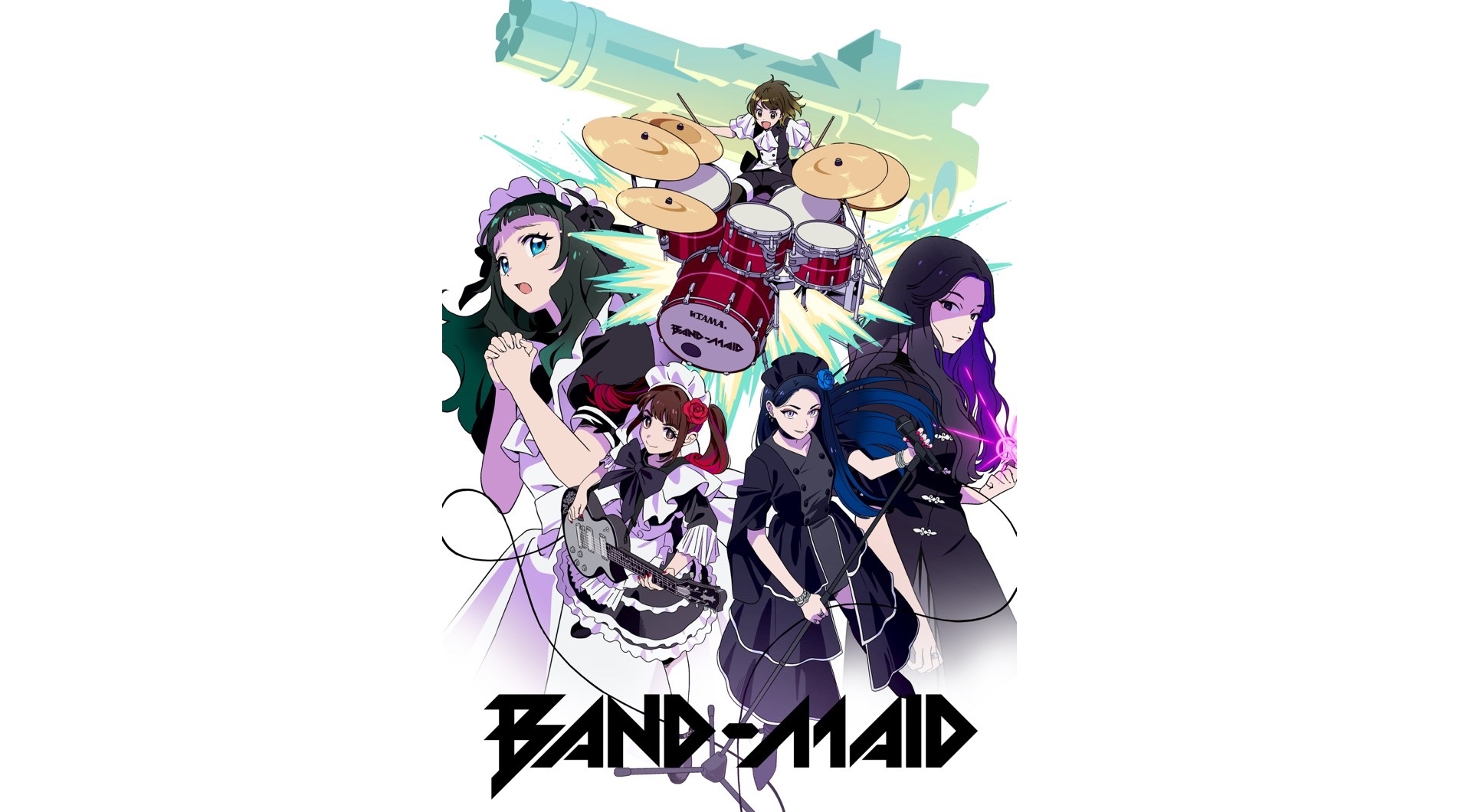 BAND-MAID、新作EP「Unleash」発表！メンバーがアニメキャラに | MOSHI