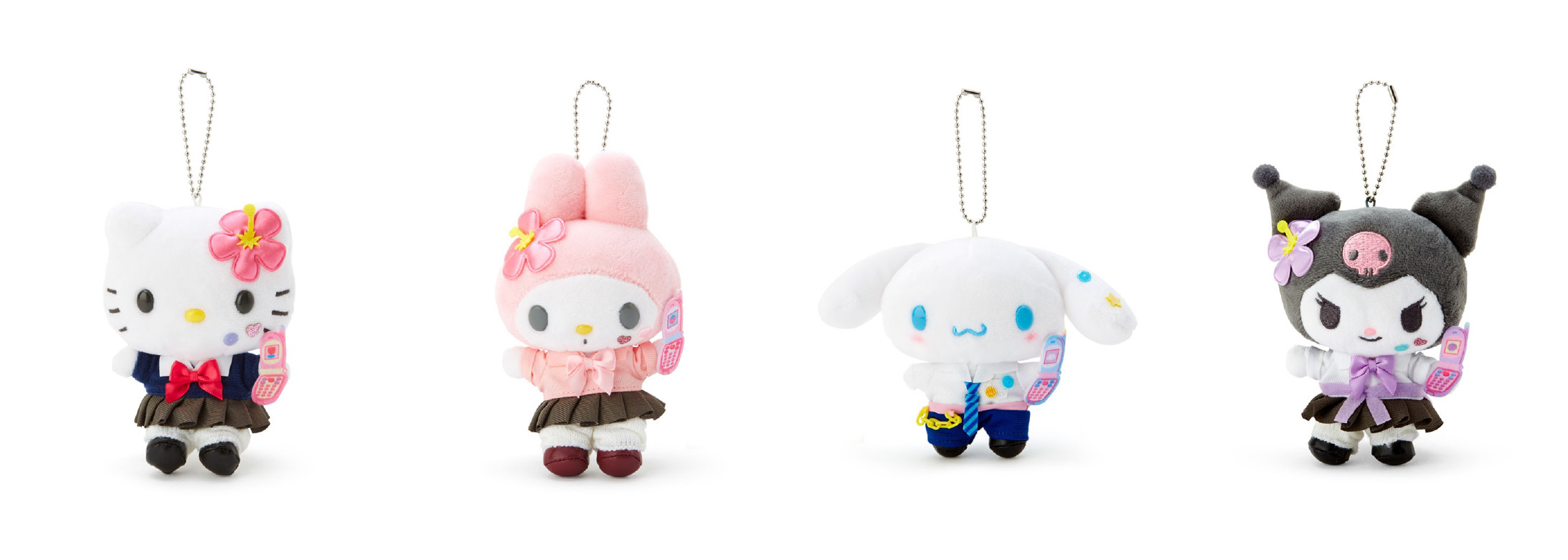 Agb Sanrio Character Keychain Charms: Adorable Companions for Whimsical Style! Hello Kitty